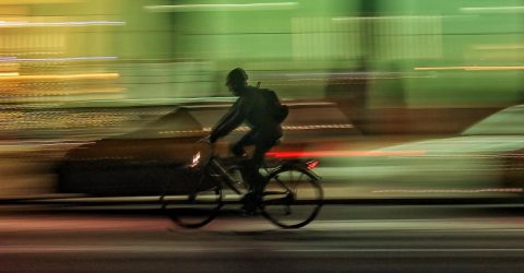 Vélo nuit - © Luca CAMPIONI