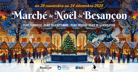 Affiche du marché de Noël 2025